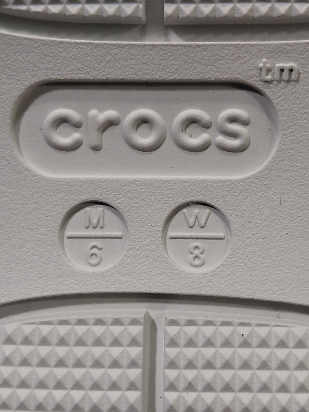 NWT Crocs Women’s Mega Crush Metalic White Chunky Platform Slide Sandals SIZE 8 - Picture 11 of 15